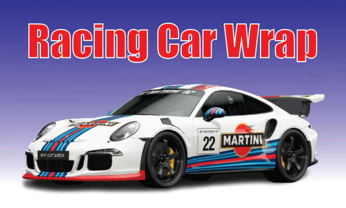 Gig Preview - Do racing car wrap,itasha wrap and livery car wrap