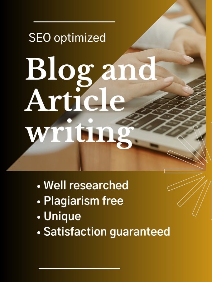 Bestseller - write SEO optimized content blog post