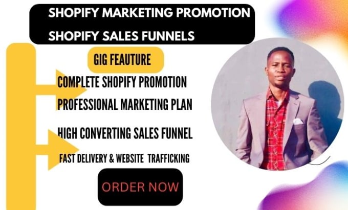 Gig Preview - Do complete shopify marketing, shopify store manager, shopify promotion expert