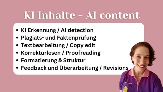 Bestseller - proofread and edit your german ai generated content