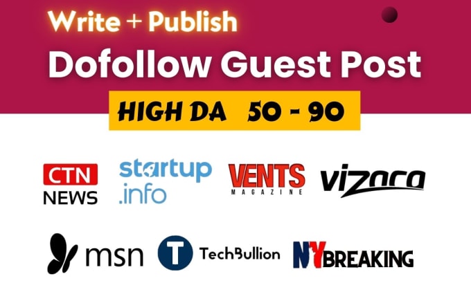 Gig Preview - Write and publish guest post on publicistpaper, whoen  with dofollow backlinks