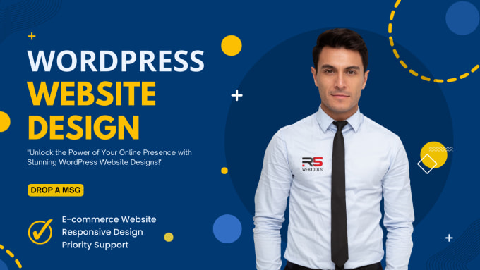 Gig Preview - Design and develop wordpress ecommerce website for your business