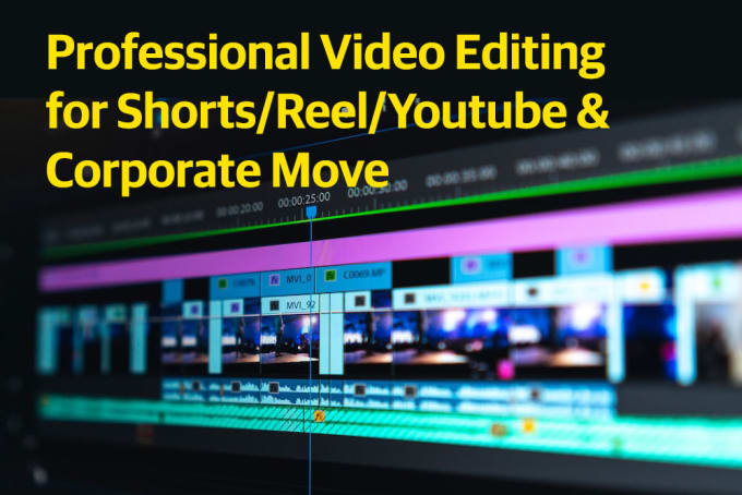 Gig Preview - Do video editing, corporate film, shorts, reel