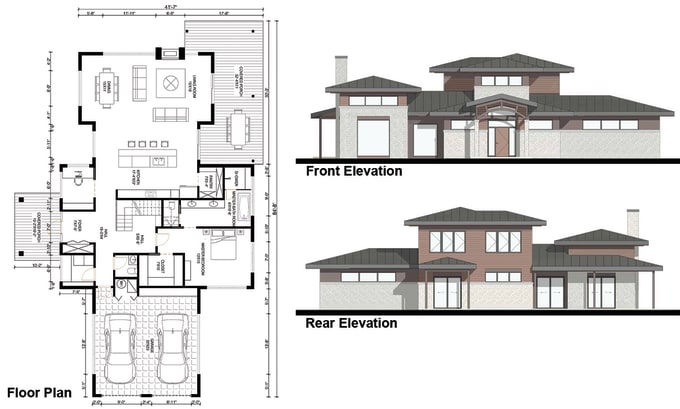 Gig Preview - Draw, redraw 2d architectural floor plan for real estate agent