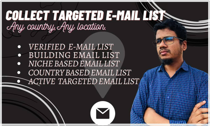 Gig Preview - Collect verified email list databases by location and profession