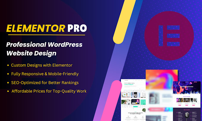 Gig Preview - Create a custom wordpress website with elementor pro