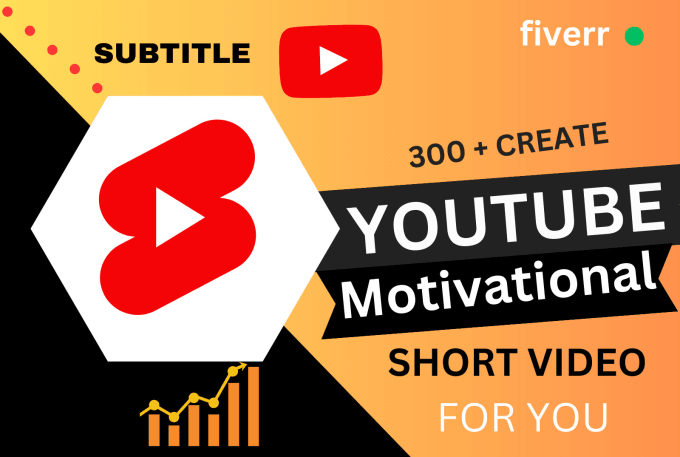 Gig Preview - Subtitle viral youtube shorts video, bulk short videos, motivational shorts