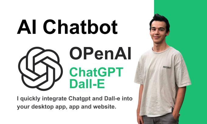 Gig Preview - Integrate ai chatbot to your website, app using openai api