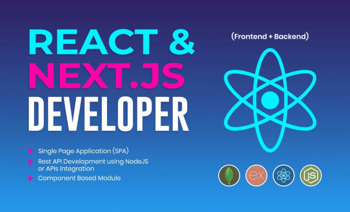 Gig Preview - Be your reactjs, nextjs web application frontend developer