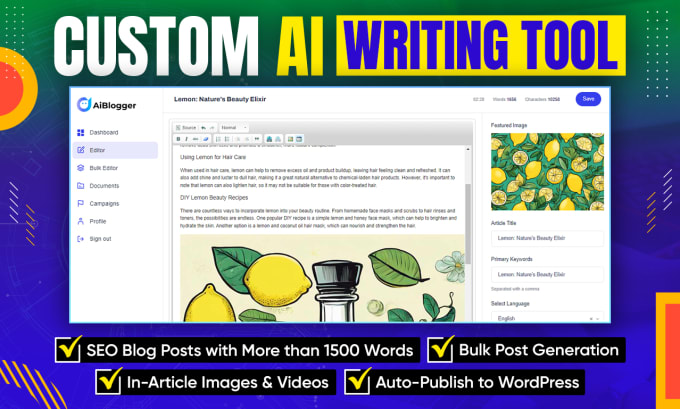 Bestseller - build your own ai powered writing tool using gpt4, chatgpt