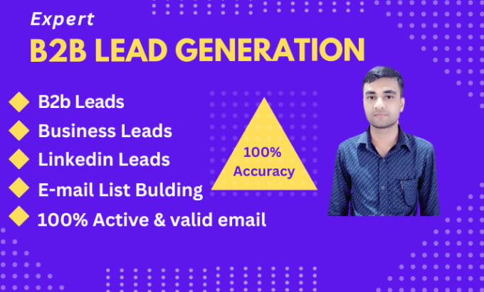 Gig Preview - Generate highly targeted b2b leads for your business