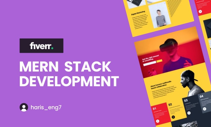 Gig Preview - Develop full stack web applications using mern stack