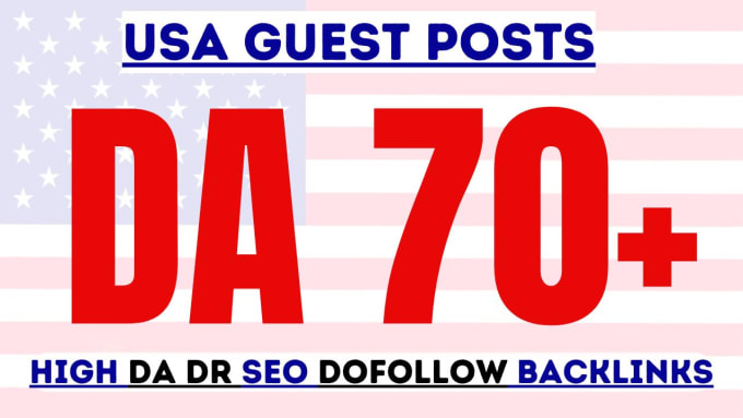 Gig Preview - Publish USA guest post on high da   site with dofollowbacklink