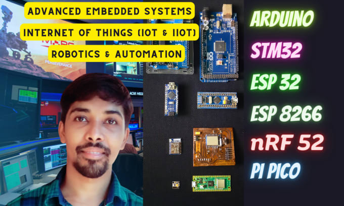 Gig Preview - Program and build arduino, esp32, stm32, nrf52 projects