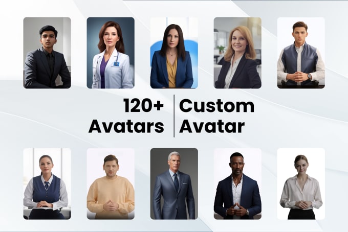 Gig Preview - Create custom ai avatar spokespersons videos in 4k format