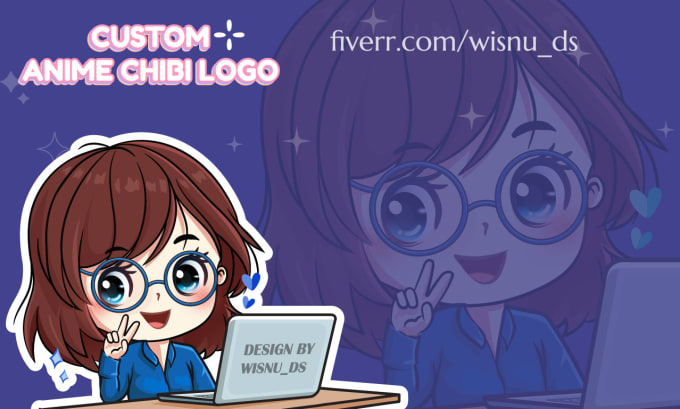 Gig Preview - Design logo with cute anime mascot for your business