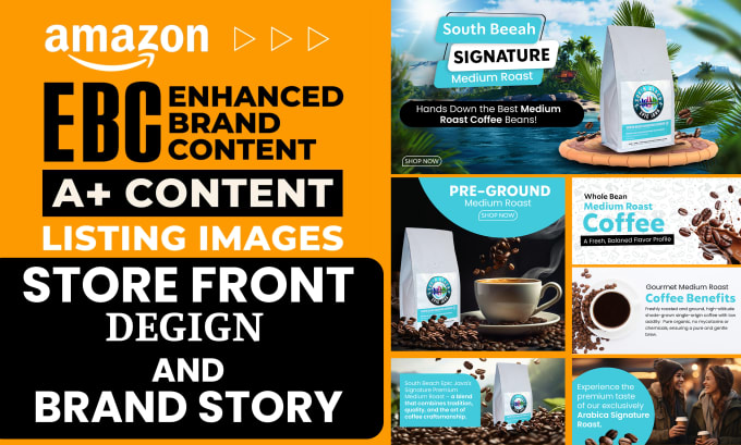 Gig Preview - Create your amazon brand story and storefront design