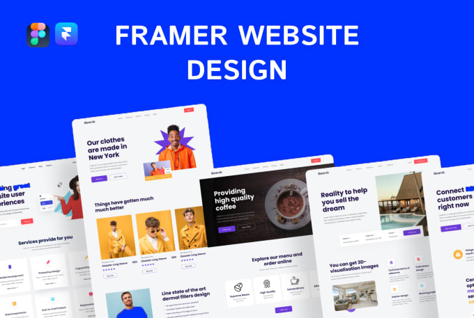 Gig Preview - Design figma website, framer website, figma to framer, framer landingpage design