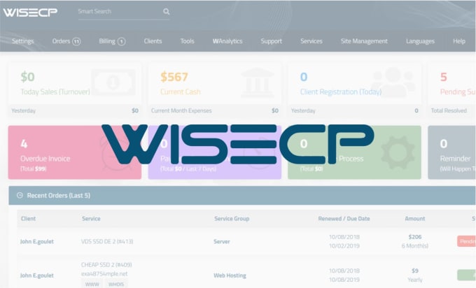 Gig Preview - Can set up the wisecp billing system