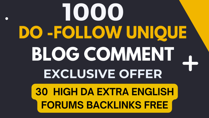 Gig Preview - Do 250 unique domain blog comment backlinks from authority websites