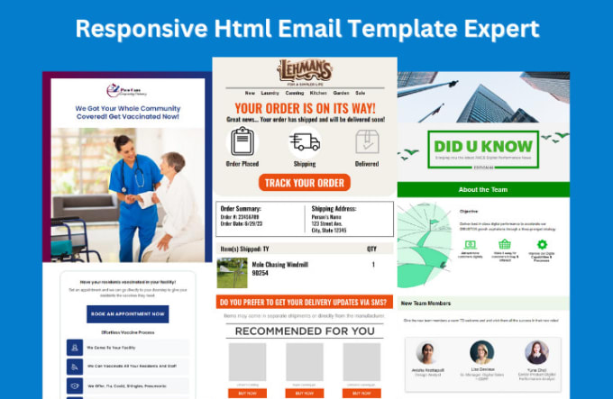 Gig Preview - Code responsive HTML email template and newsletter template