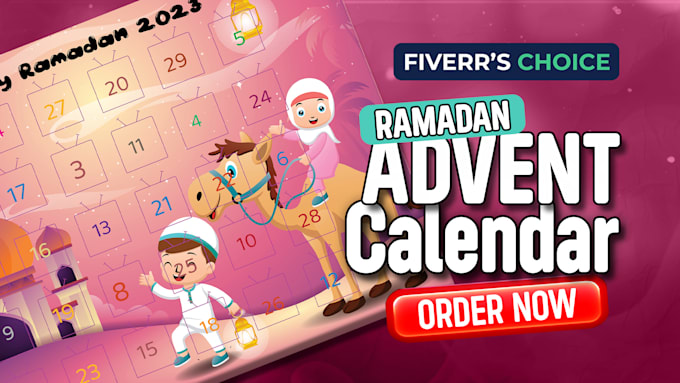 Gig Preview - Do a ramadan advent calendar design