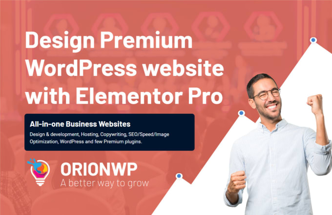 Gig Preview - Design and develop wordpress website with elementor pro