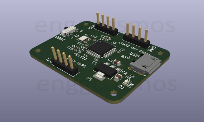 Gig Preview - Do circuit design, schematic, pcb design, gerber, and 3d