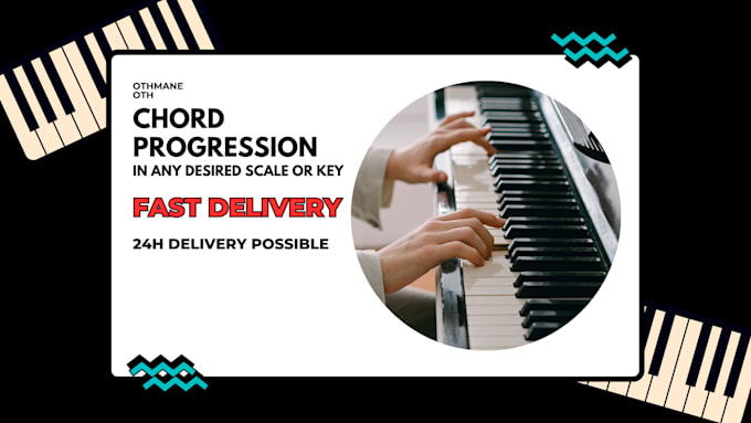 Bestseller - give you a chord progression in any desired scale or key