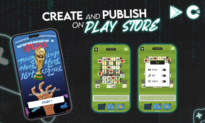 Gig Preview - Create a full game and publish on play store