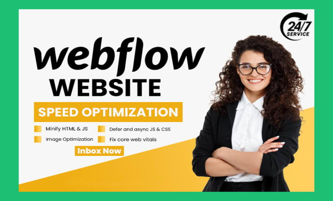 Gig Preview - Dramatically increase your webflow website speed