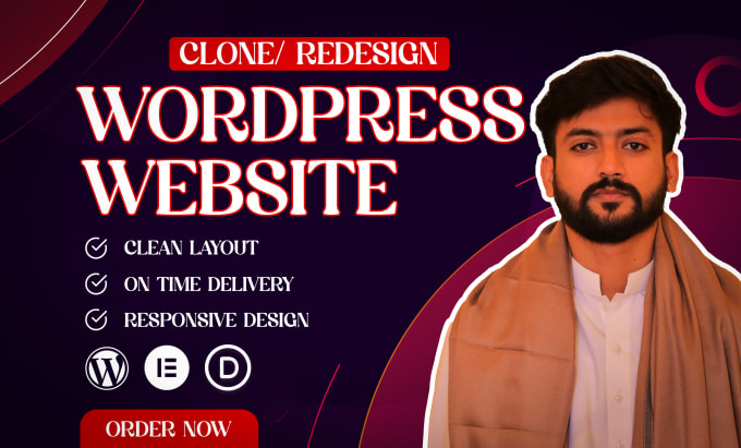 Gig Preview - Redesign copy clone duplicate wordpress website by elementor pro