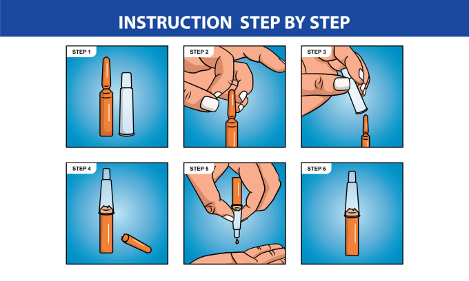 Gig Preview - Draw professional instruction manual step by step guide for product