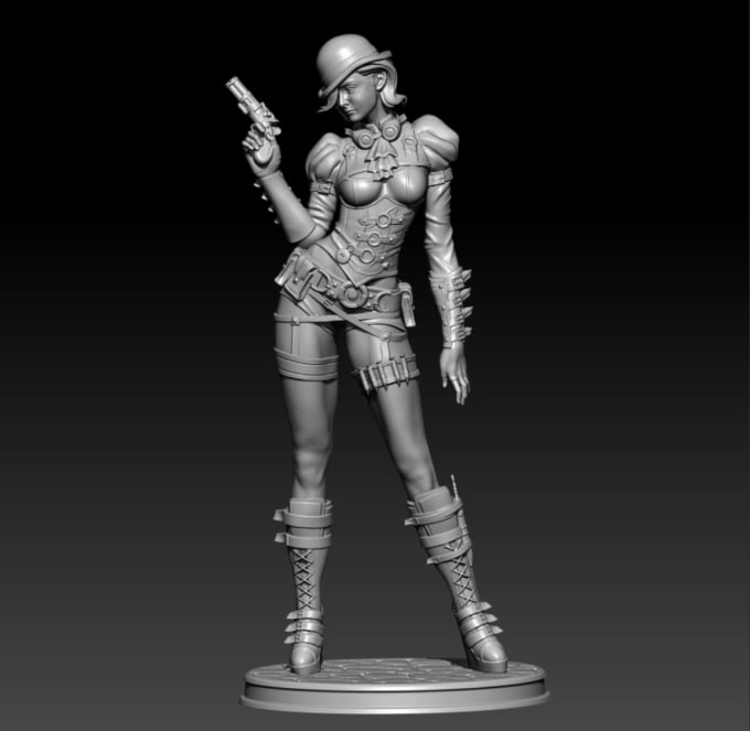 Gig Preview - Design and sculpt 3d miniatures in high quality 3d model for 3d print in blender