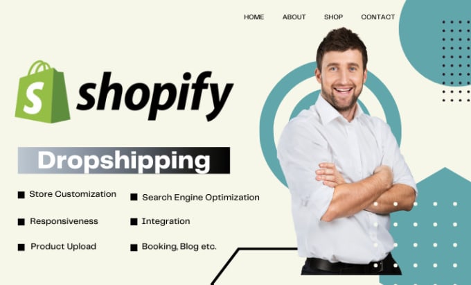 Gig Preview - Do custom shopify dropshipping store product research, setup