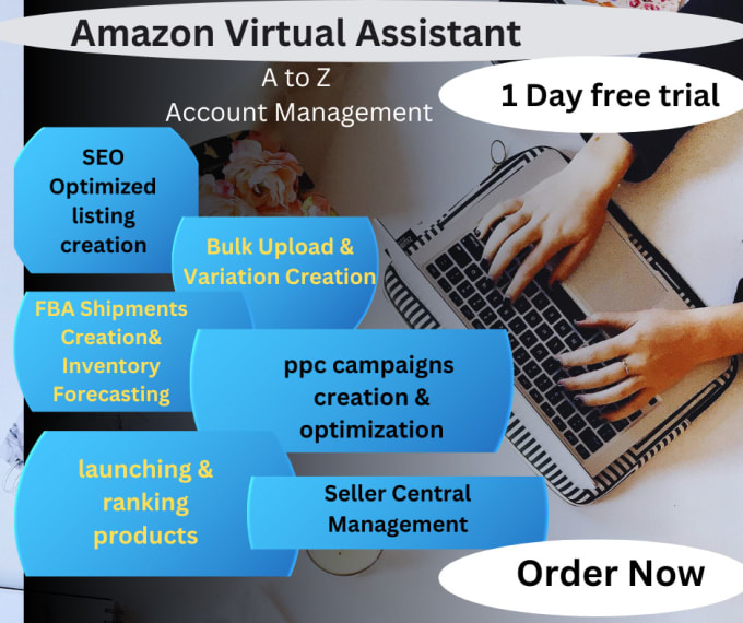 Gig Preview - Be professional amazon fba virtual assistant, PPC, SEO, product research,