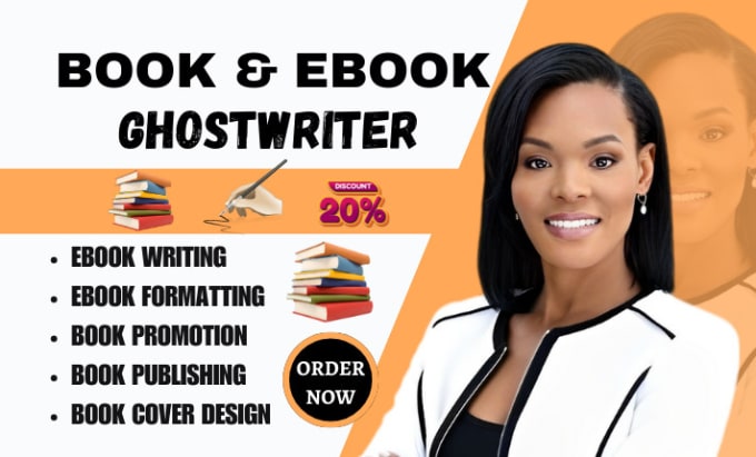 Gig Preview - Be your ebook ghostwriter, ghost book writer, ebook writing, ebook writer