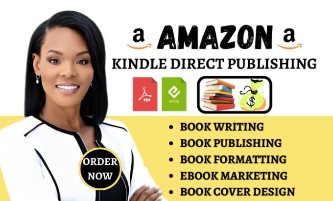 Gig Preview - Do amazon kdp book formatting book publishing book cover design kdp