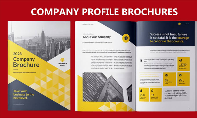 Gig Preview - Design annual report, company profile, bifold, trifold, brochures