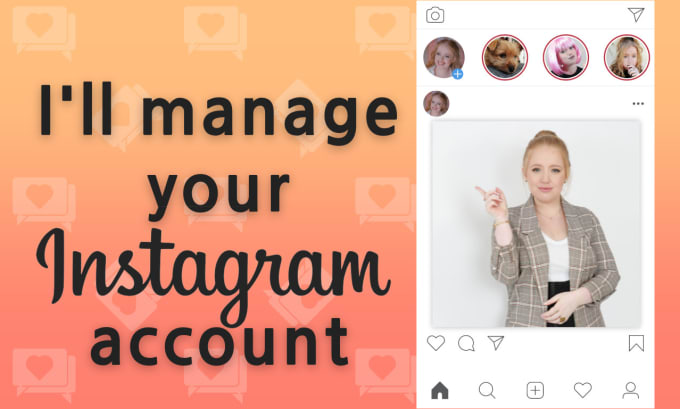 Gig Preview - Manage your instagram account