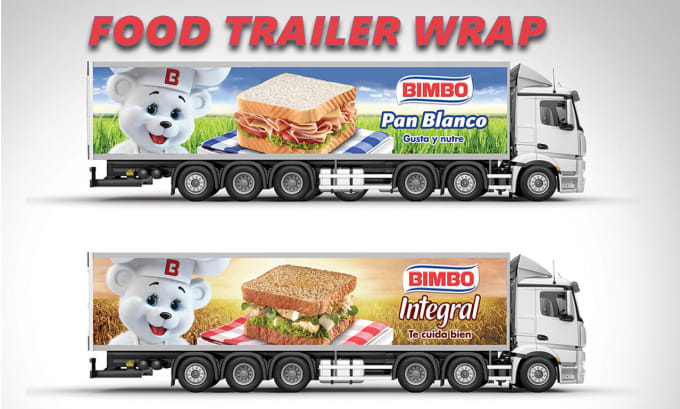 Gig Preview - Design trailer wrap, food truck, caravan wrap, vehicle wrap