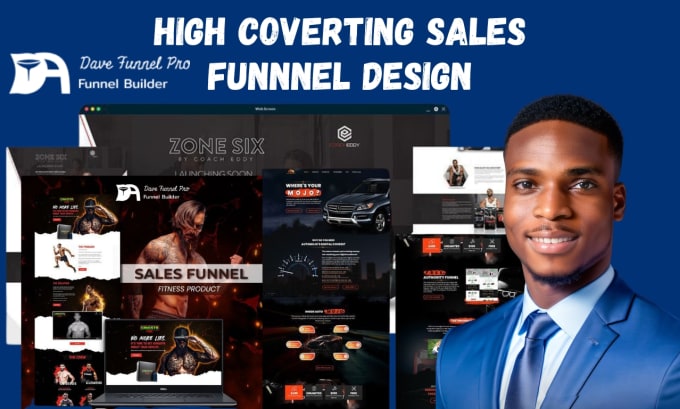 Gig Preview - Design creative clickfunnels sales funnel, funnelish, sales funnel