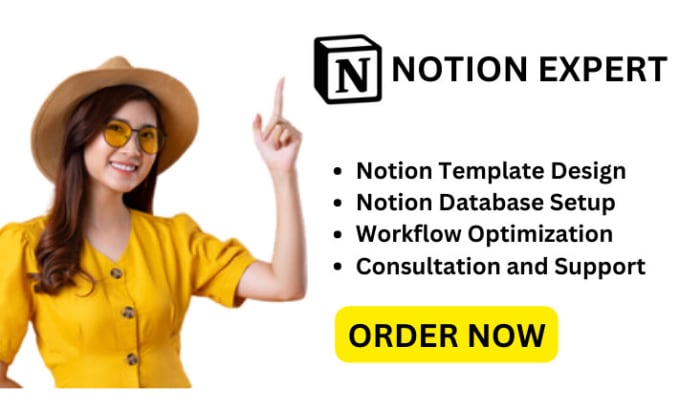 Gig Preview - Build notion notion workspace  notion template notion database