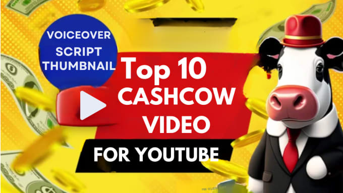 Gig Preview - Create youtube videos cash cow videos on top 10s