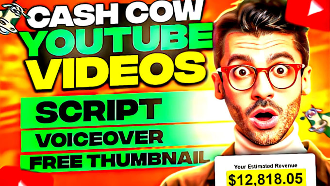 Gig Preview - Create cash cow videos tiktok , youtube channel automation