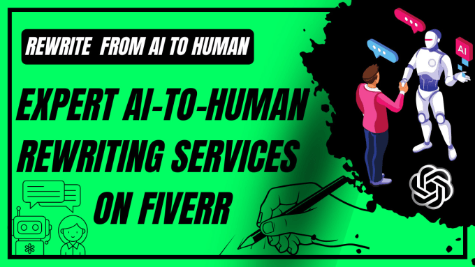 Gig Preview - Expert ai to human rewriting services on fiverr