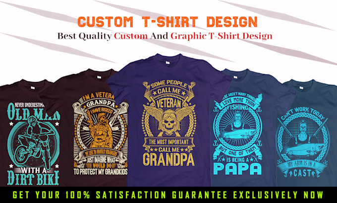 Gig Preview - Create awesome vintage and custom streetwear designs for print tshirt design