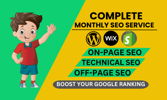 Gig Preview - Provide complete monthly SEO service, manual backlinks for google ranking