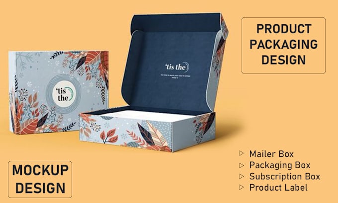 Gig Preview - Do box design, shipping box, mailer box and packaging design