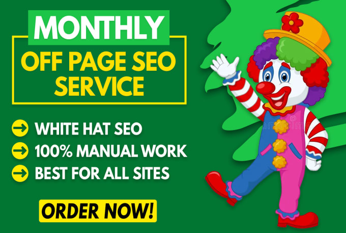 Gig Preview - Rank your website on google, 30 days off page seo dofollow backlinks service